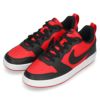 NIKE COURT BOROUGH LOW RECRAFT GS DV5456-600 キッズ スニーカー 靴 子供靴 通学 運動 RD/BK レディース
