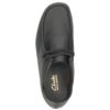 Clarks クラークス レディース ワラビー ブラックレザー エヴォ ウォータープルーフ 26173665 Wallabee EVO WP 黒 モカシン  シューズ 本革 防水