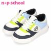 キッズ ガールズ ニコ☆プチスクール スニーカー NPS 0250 2E ホワイト/サックス 子供靴 定番 かわいい 運動靴 セール