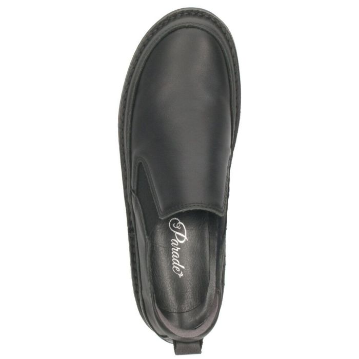 スリッポン レディース スニーカー 幅広 4E カジュアルシューズ 撥水 超軽量 Parade 7094 ブラック ブラウン 軽い 歩きやすい 本革 コンフォート 日本製