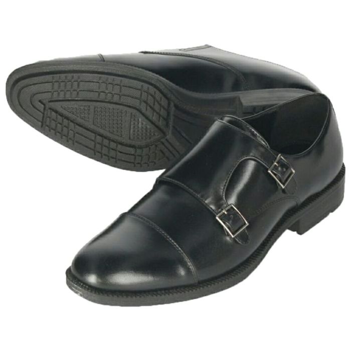 ビジネスシューズ 本革 ウォーキング メンズ 紳士靴 ラバーソール 防滑 ストレートチップ プレーン 外羽根 ローファー ダブルモンクストラップ 革靴 Parade