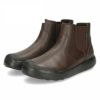 キーン KEEN レディース ブーツ エレナ チェルシー ウォータープルーフ 1027863 バイソン ブラウン サイドゴアブーツ 防水  靴