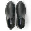ブーツ メンズ 防水 防滑 サイドゴアブーツ ブラック ダークブラウン レザー調 合皮 雨 雪 滑りにくい 歩きやすい 柔らかい 靴 Parade 4712