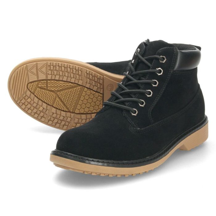 ブーツ メンズ 防水 防滑 ハイカット サイドジップ 紐 レースアップ ブラック イエロー イエローブーツ 雨 雪 滑りにくい 軽量 歩きやすい 履きやすい