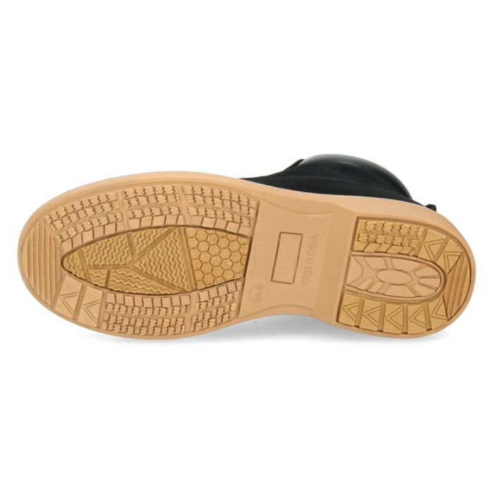 ブーツ メンズ 防水 防滑 ハイカット サイドジップ 紐 レースアップ ブラック イエロー イエローブーツ 雨 雪 滑りにくい 軽量 歩きやすい 履きやすい