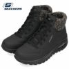 SKECHERS スケッチャーズ レディース スニーカー ブーツ 防寒 保温 ウノ ラギッド 167988 ブラック ナチュラル ハイカット 黒 防滑 セール