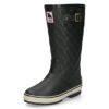 MOZ モズ レインブーツ レディース 長靴 ロング丈 91021 ブラック ネイビー 黒 完全防水 軽量 防寒 防滑 キルティング　 