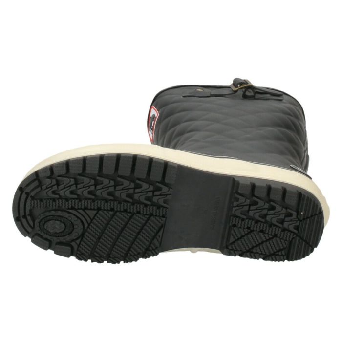 MOZ モズ レインブーツ レディース 長靴 ロング丈 91021 ブラック ネイビー 黒 完全防水 軽量 防寒 防滑 キルティング　 