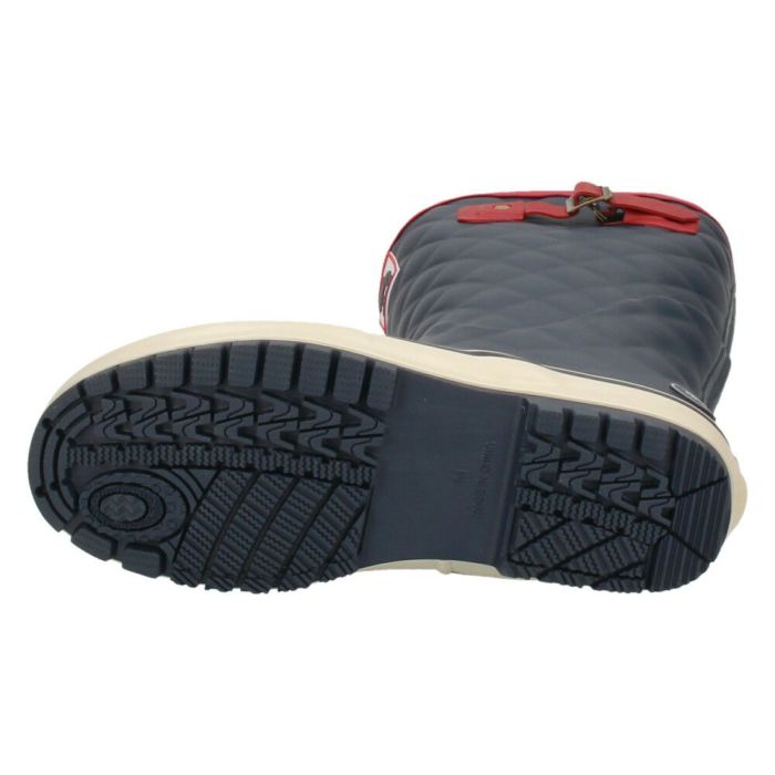 MOZ モズ レインブーツ レディース 長靴 ロング丈 91021 ブラック ネイビー 黒 完全防水 軽量 防寒 防滑 キルティング　 