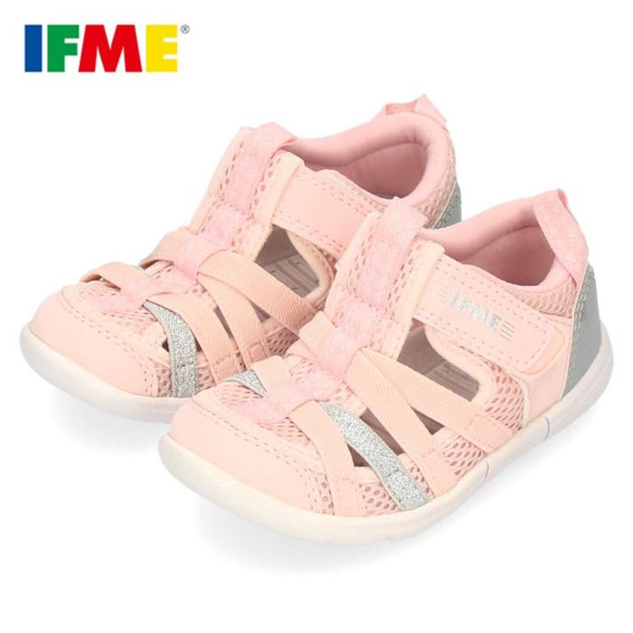 【訳あり】 イフミー 子供靴 スニーカー サンダル ウォーターシューズ キッズ 女の子 15cm ピンク　IFME 119