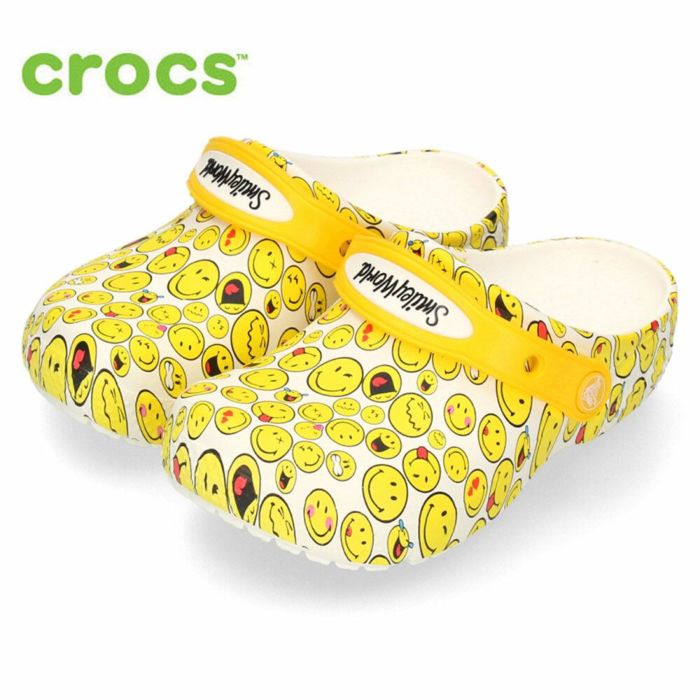 【訳あり】 crocs クロックス キッズ 子供 ベビー クロックバンド  サンダル ジュニア 5767 セール ファン ラブ ニコニコ マーク