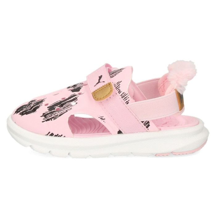 【訳あり】 PUMA プーマ サンダル キッズ ジュニア ベビー 390747 エボルブ メイツ サンダル 軽量 柔軟性 通気性 インファント ブラウン ピンク セール