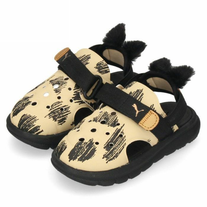【訳あり】 PUMA プーマ サンダル キッズ ジュニア ベビー 390747 エボルブ メイツ サンダル 軽量 柔軟性 通気性 インファント ブラウン ピンク セール