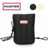 HUNTER ハンター バッグ レディース メンズ イントレピッド パファー フォーン ポーチ 1164 ブラック ホワイト 黒 白 スマホポーチ