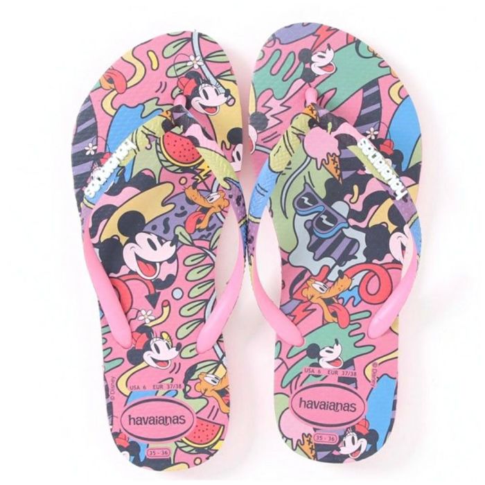 ハワイアナス ビーチサンダル レディース ディズニーコラボサンダル 4147020 havaianas SLIM DISNEY STYLISH SANDAL ハワイ ビーサン スリム