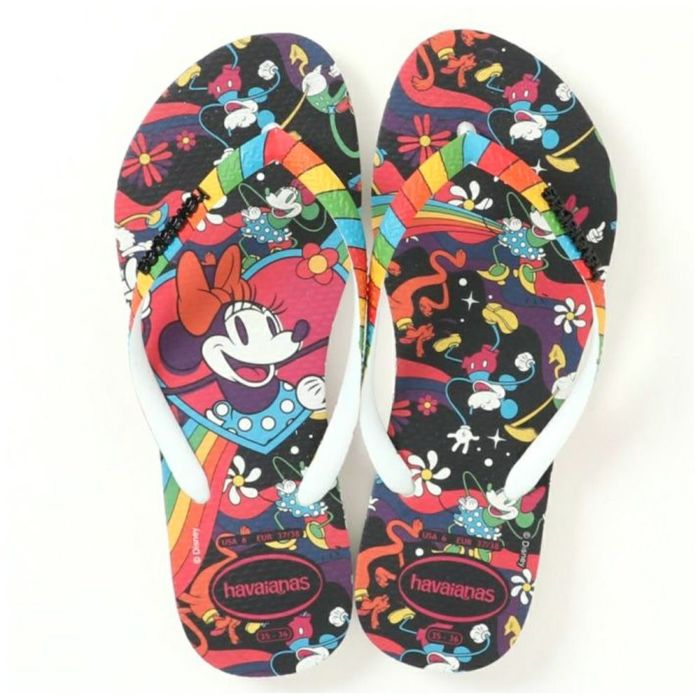 ハワイアナス ビーチサンダル レディース ディズニーコラボサンダル 4147020 havaianas SLIM DISNEY STYLISH SANDAL ハワイ ビーサン スリム