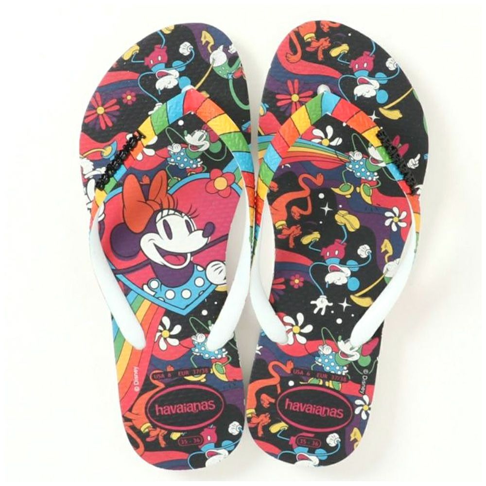 ハワイアナス ビーチサンダル レディース ディズニーコラボサンダル 4147020 havaianas SLIM DISNEY STYLISH SANDAL ハワイ ビーサン スリム