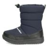スノーブーツ キッズ ジュニア ウィンターブーツ 耐水設計 防寒 防滑 ノースデイト 10235 ブラック ネイビー 子供 靴　