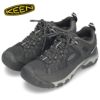 キーン KEEN メンズ スニーカー ハイキングシューズ 防水 防滑 軽量 1017721 ターギー EXP ウォータープルーフ TARGHEE EXP WP 黒 ブラック 靴 シューズ