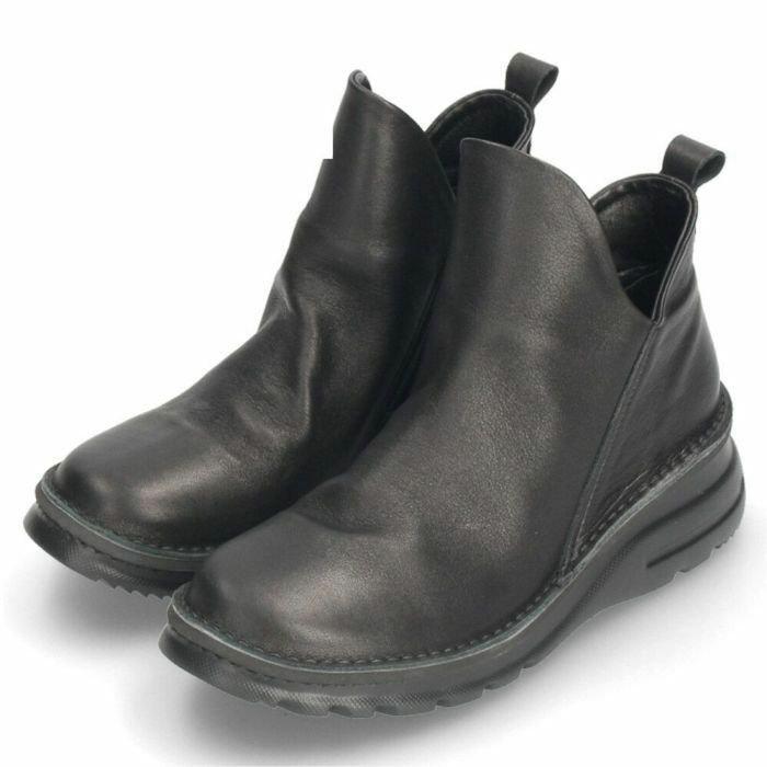 コンフォート ブーツ レディース 靴 ショートブーツ 7058 厚底 幅広 4E ワイズ 軽量 本革 日本製 ファスナー付き Parade カジュアルブーツ