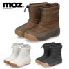 MOZ モズ  レディース スノーブーツ MZ-6201 防水 防滑 防寒 撥水 スパイク付 暖かい 雪 冬 滑りにくい ゆったり 3E 軽量 ブーツ 靴 シューズ