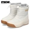 MOZ モズ  レディース スノーブーツ MZ-6201 防水 防滑 防寒 撥水 スパイク付 暖かい 雪 冬 滑りにくい ゆったり 3E 軽量 ブーツ 靴 シューズ