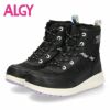 ALGY アルジー ブーツ 防水 スノーブーツ キッズ ジュニア ショートブーツ 女の子 靴 6006 ブラック 防寒 防滑 ボア