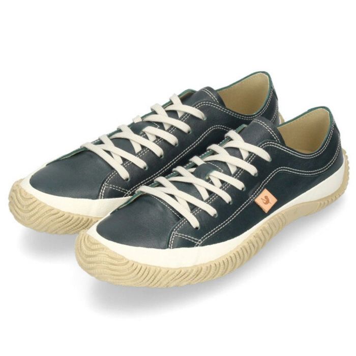 スピングルムーブ メンズ レディース スニーカー SPINGLE MOVE SPM-110  (クラッシックロゴ) カンガルーレザー 本革 靴 日本製 ローカット