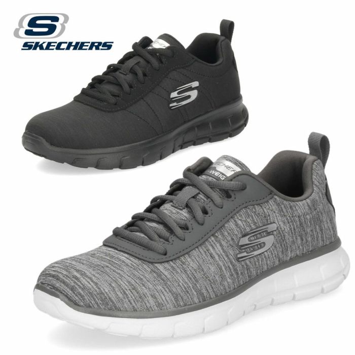 SKECHERS スケッチャーズ スニーカー レディース ウォーキングシューズ VIM 88888130 ブラック チャコール セール