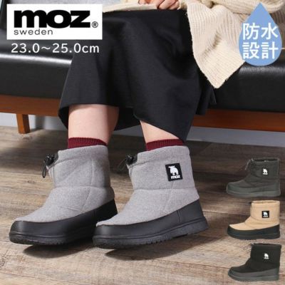 モズ moz スノーブーツ レディース 防水 防寒 冬 雪 ダウンブーツ