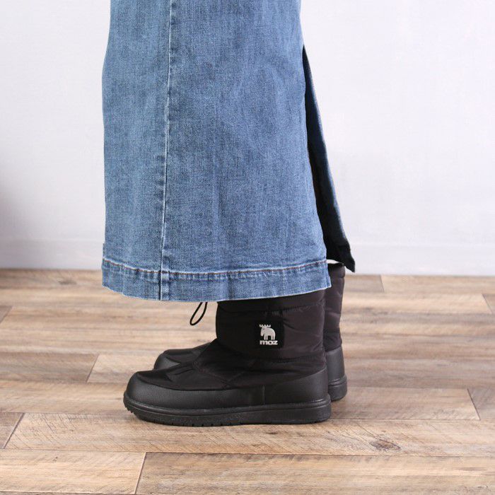 MOZ モズ ブーツ レディース ウィンターブーツ ダウンブーツ ショートブーツ 227001 黒 ブラック グレー ベージュ ネイビー ホワイト カーキ レンガ 3E 靴 シューズ