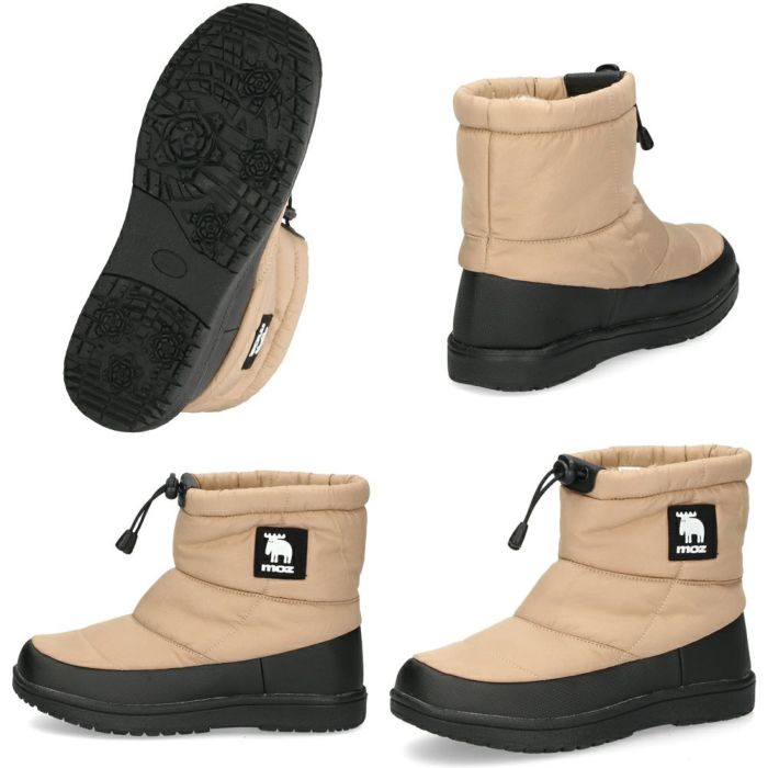 MOZ モズ ブーツ レディース ウィンターブーツ ダウンブーツ ショートブーツ 227001 黒 ブラック グレー ベージュ ネイビー ホワイト カーキ レンガ 3E 靴 シューズ