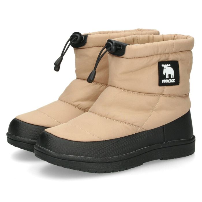 moz モズ ブーツ あったか レディース 防水 3E 歩きやすい 疲れない 撥水 ウィンターブーツ ショートブーツ スノーブーツ スノトレ 227001 黒 ブラック 幅広 靴 シューズ 北欧 ブランド
