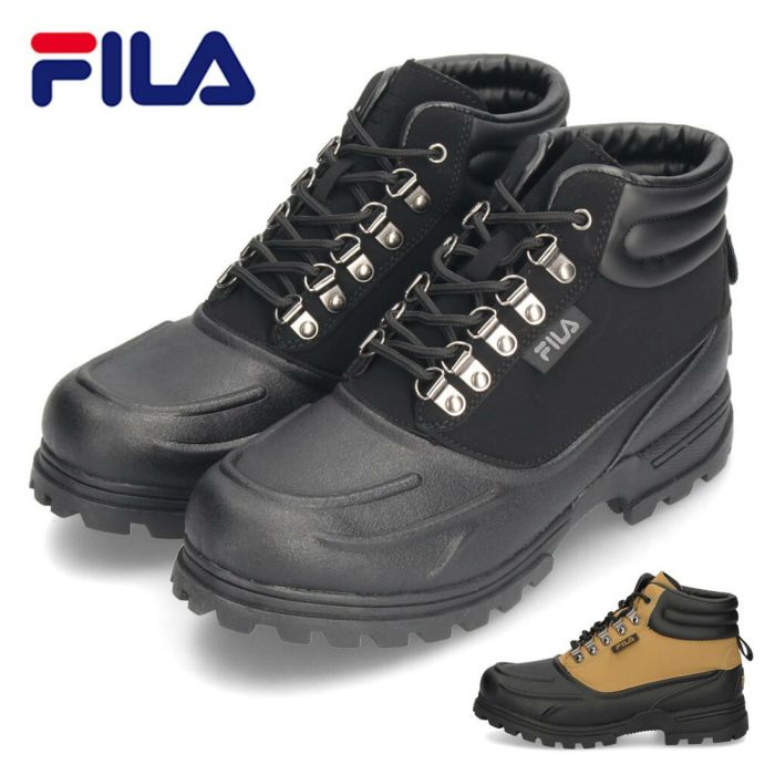 FILA フィラ メンズ ブーツ ウェザーテック 1SF40122 ブラック 黒 ブラウン アウトドア 厚底 オールウェザー |  Parade-パレード- 公式オンラインストア