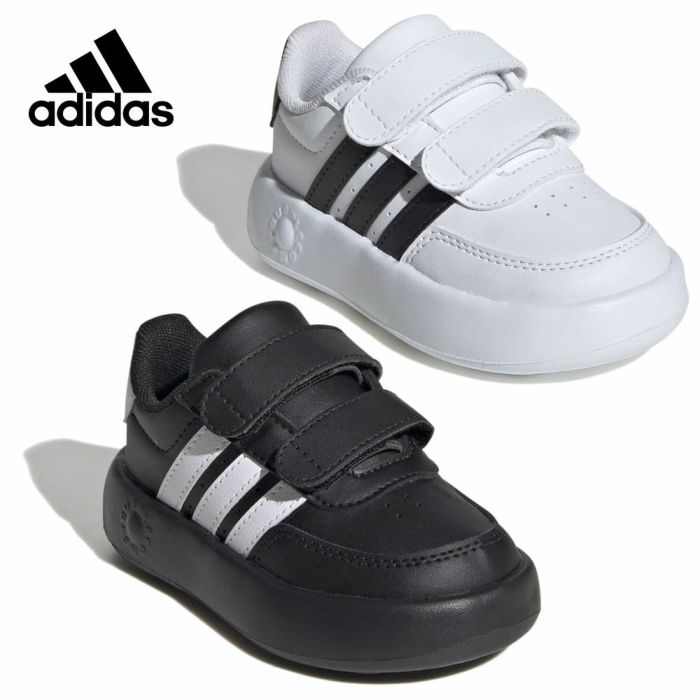 adidas アディダス キッズ ベビー スニーカー 男の子 女の子 コアブレーク 2.0 CF I 子供 靴 ホワイト ブラック ID5276 ID5277 ベビーシューズ