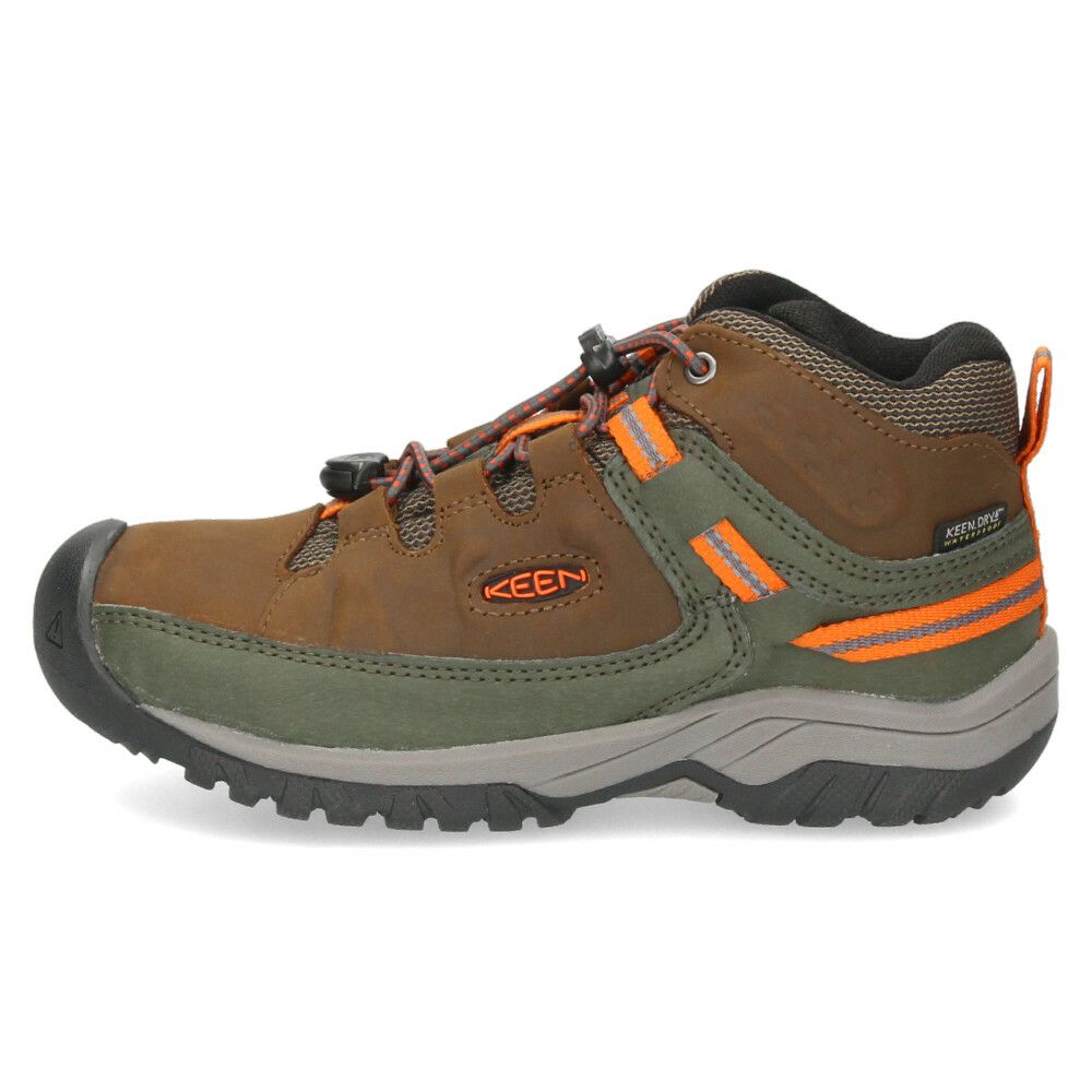 KEEN キーン トレッキングシューズ 子供 靴 アウトドア ビッグキッズ ターギー ミッド 防水ハイキングシューズ 撥水 防滑 1026299 セール 【tki】