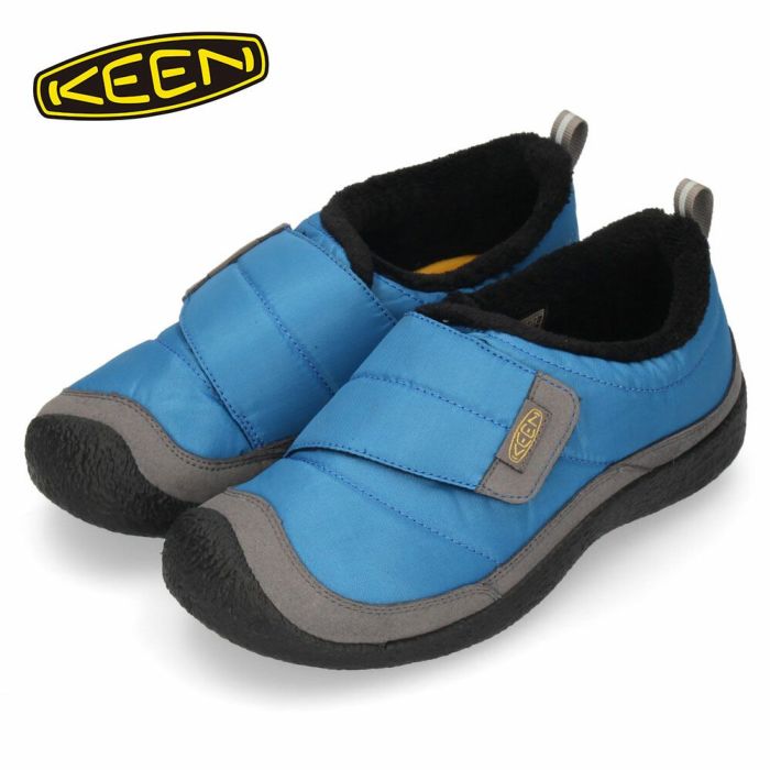 KEEN キーン ビッグキッズ ハウザー ロー ラップ スニーカー 1025521 ブルー 子供 靴 アウトドア ルームシューズ セール 【tki】