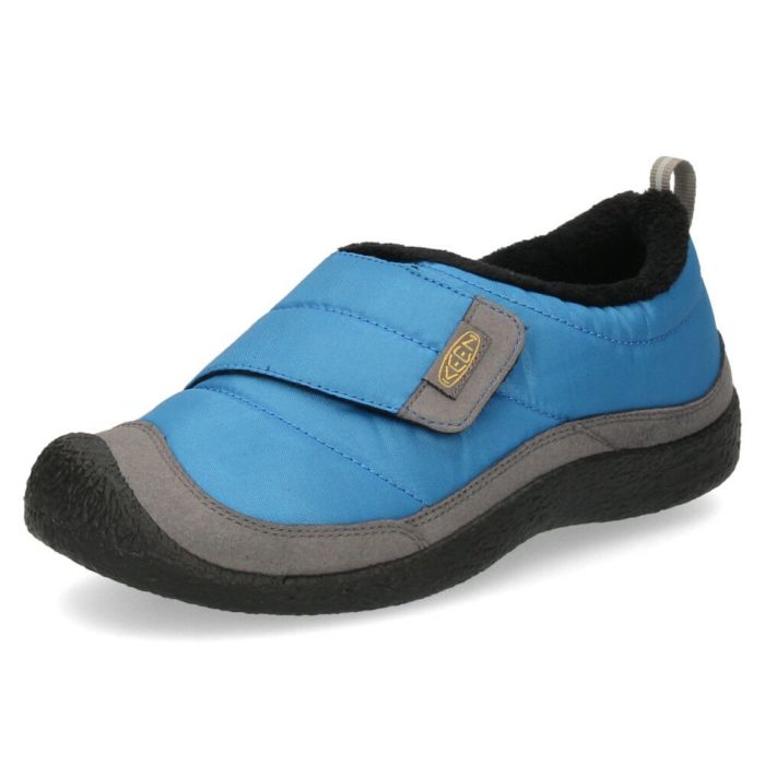 KEEN キーン ビッグキッズ ハウザー ロー ラップ スニーカー 1025521 ブルー 子供 靴 アウトドア ルームシューズ セール 【tki】