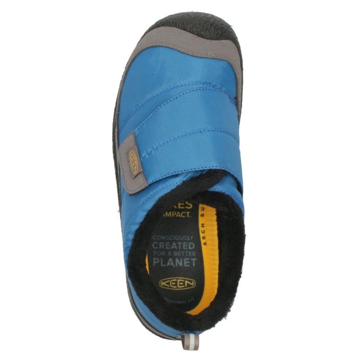 KEEN キーン ビッグキッズ ハウザー ロー ラップ スニーカー 1025521 ブルー 子供 靴 アウトドア ルームシューズ セール 【tki】