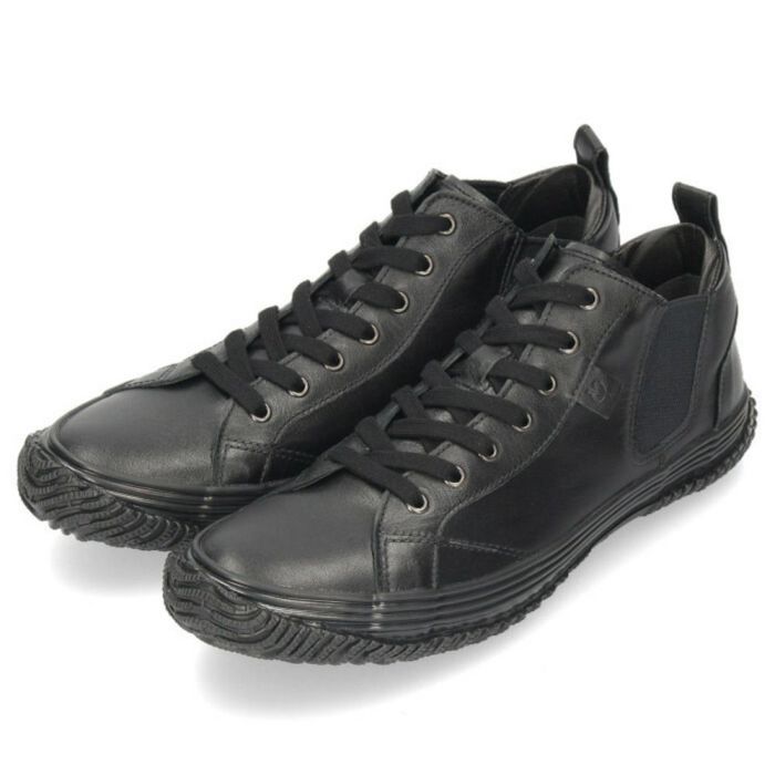 スピングルムーブ SPINGLE MOVE SPM-442 スニーカー メンズ レディース カンガルーレザー 本革 サイドゴア ミドルカット 日本製