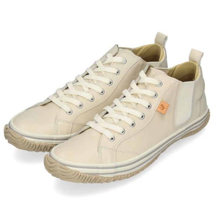 スピングルムーブ SPINGLE MOVE SPM-442 スニーカー メンズ レディース カンガルーレザー 本革 サイドゴア ミドルカット 日本製