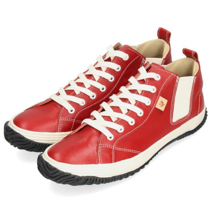 スピングルムーブ SPINGLE MOVE SPM-442 スニーカー メンズ レディース カンガルーレザー 本革 サイドゴア ミドルカット 日本製