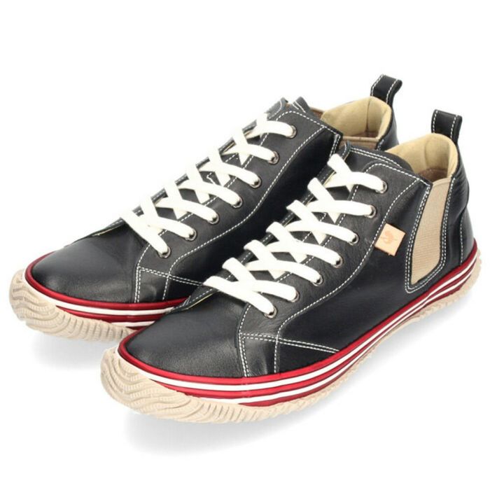 スピングルムーブ SPINGLE MOVE SPM-442 スニーカー メンズ レディース カンガルーレザー 本革 サイドゴア ミドルカット 日本製