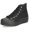 コンバース CONVERSE レディース スニーカー 厚底 オールスター R リフテッド HI 31311130 31311131 ハイカットスニーカー ブラック ナチュラル