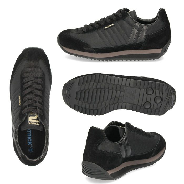 パトリック スニーカー マラソン 黒 白 メンズ レディース シューズ PATRICK MARATHON 9420 9624 94601 942451 ホワイト グレー スペース ブラックベリー 日本製