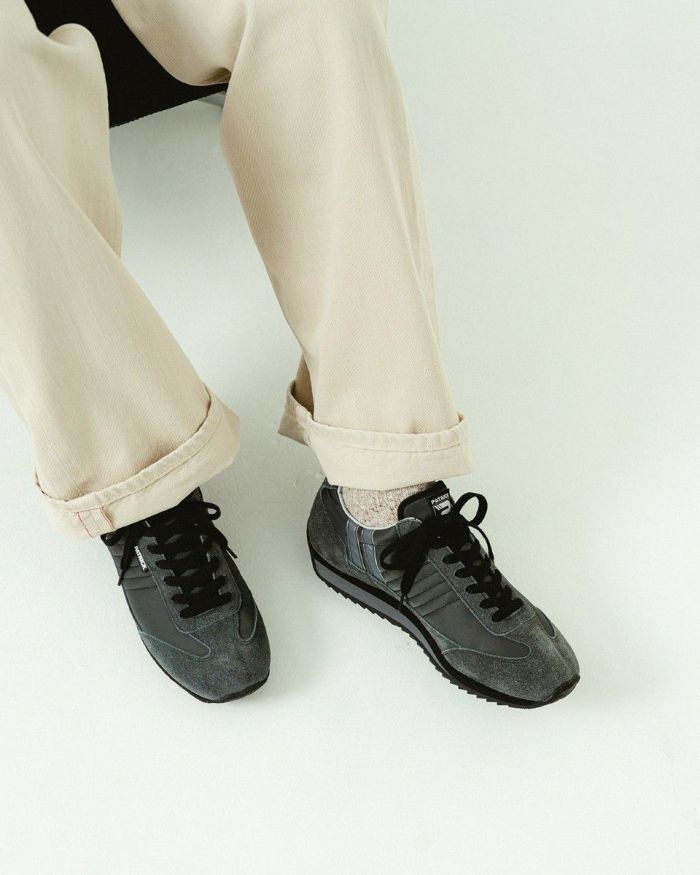 パトリック スニーカー マラソン 黒 白 メンズ レディース シューズ PATRICK MARATHON 9420 9624 94601 942451 ホワイト グレー スペース ブラックベリー 日本製