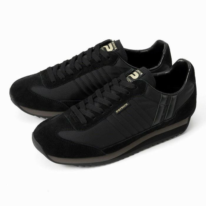 パトリック スニーカー マラソン 黒 白 メンズ レディース シューズ PATRICK MARATHON 9420 9624 94601 942451 ホワイト グレー スペース ブラックベリー 日本製