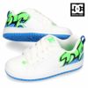 スニーカー キッズ ジュニア DC SHOES ディーシーシューズ スケート ダンス スケボー 靴 子供 ローカット 241007 241012 コート グラフィック ホワイト