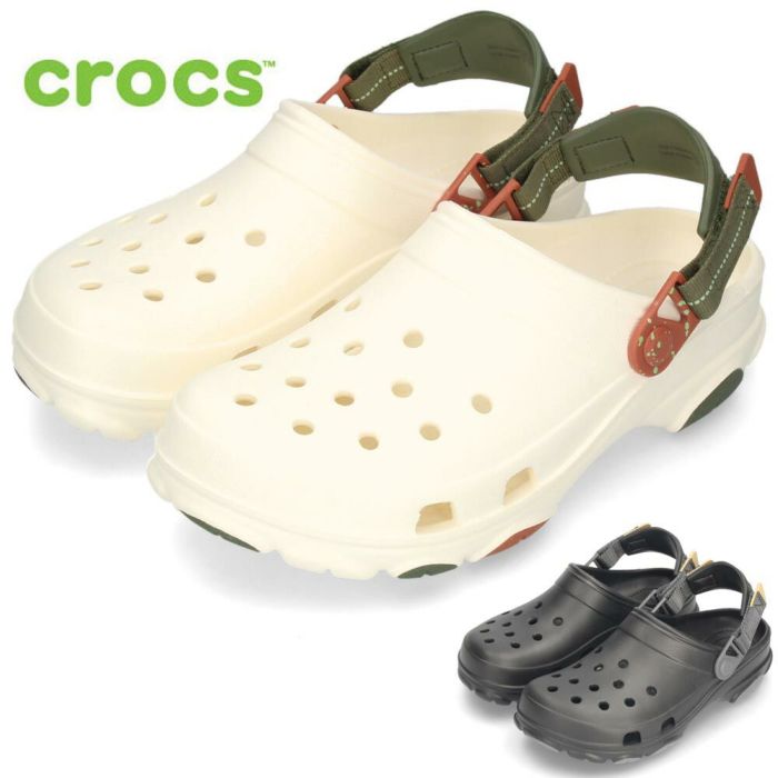 クロックス サンダル メンズ crocs  オール テレイン クロッグ チョーク  ブラック 黒 ALL TERRAIN CLOG 206340