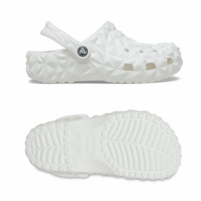 クロックス サンダル メンズ レディース クラッシック ジオメトリック クロッグ 209563 ホワイト ブラック 快適 軽い 軽量 靴 幾何学模様